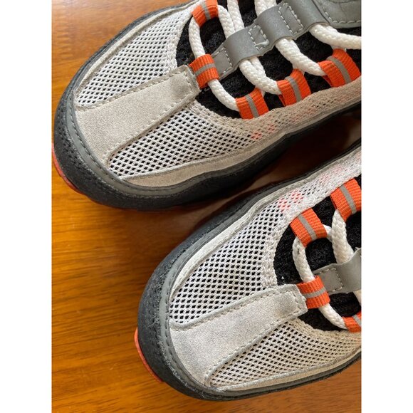 Nike Air Max Men's Sneakers Sz 6.5 Gray & Orange Vintage Vibes 2010 - Picture 9 of 16